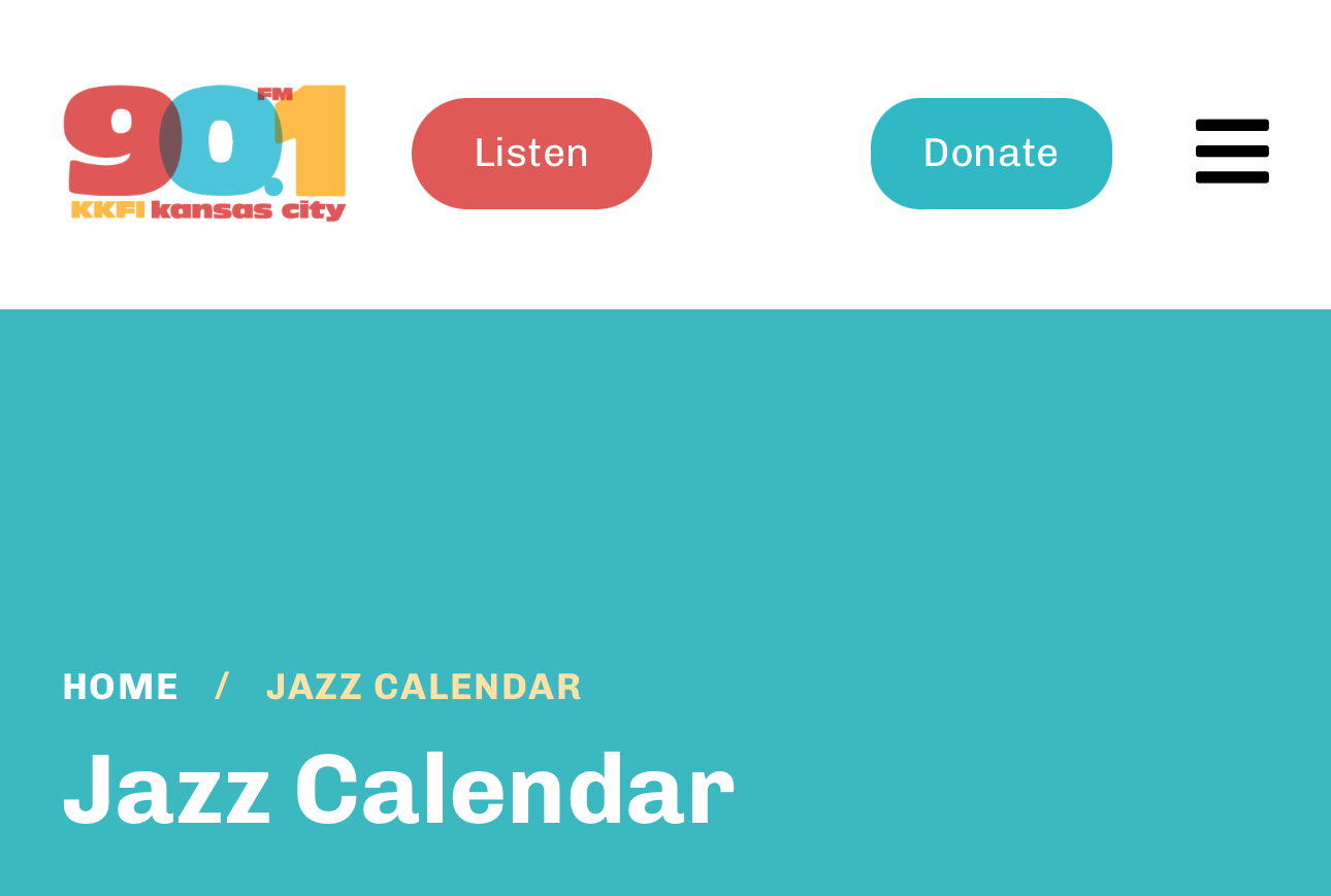 Find Jazz in Kansas City at KKFI Jazz Calendar